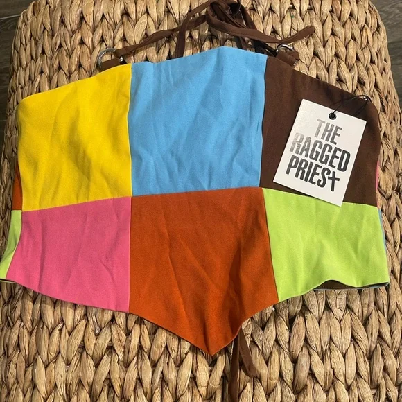 Ragged Priest Rodeo Patchwork Halter Top - Picture 4 of 8